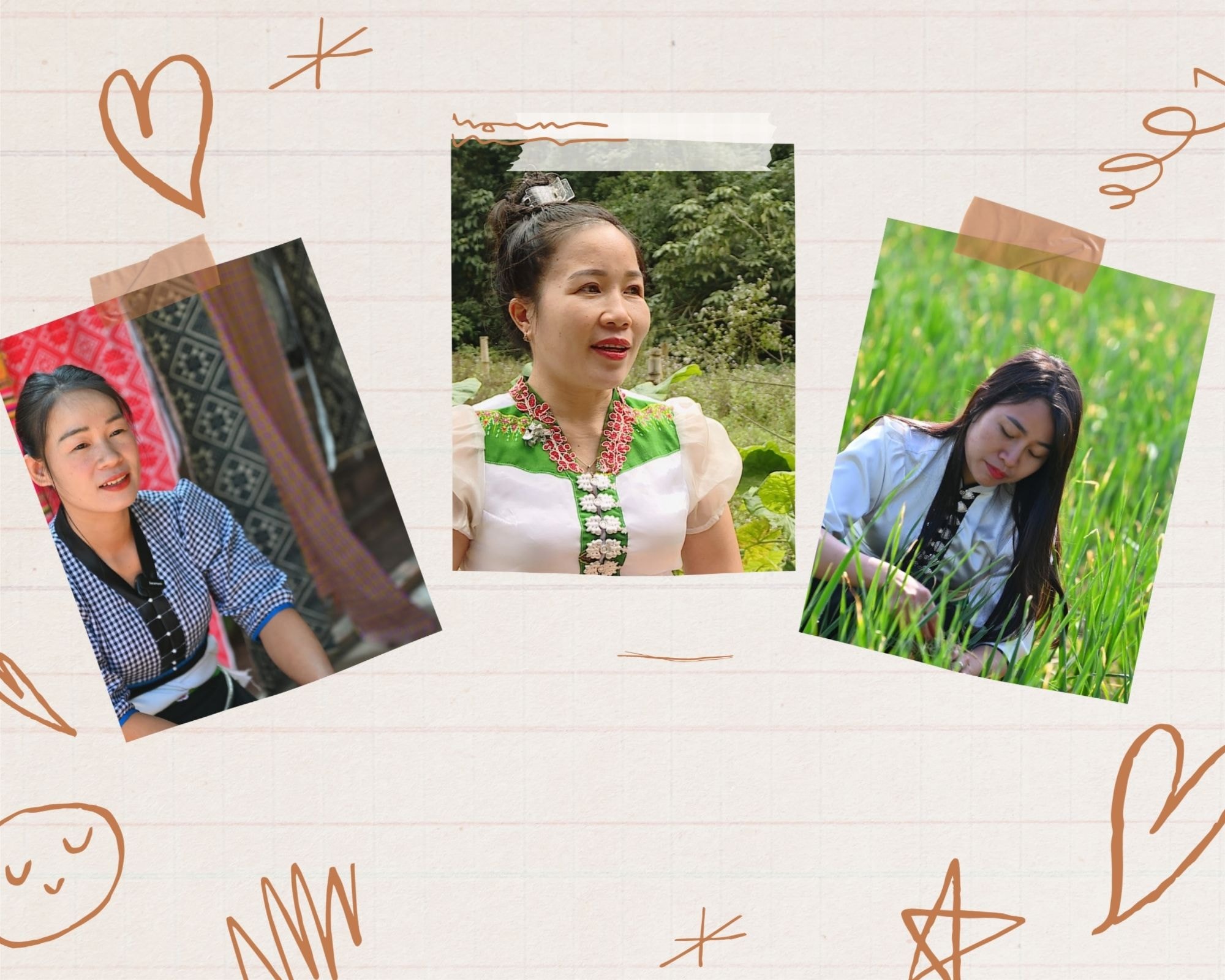 Ngân Thi Nga, Hà Thi Thao, Lai Thanh Phuong et leurs collaboratrices insufflent un nouvel élan aux communautés ethniques minoritaires de Son La.